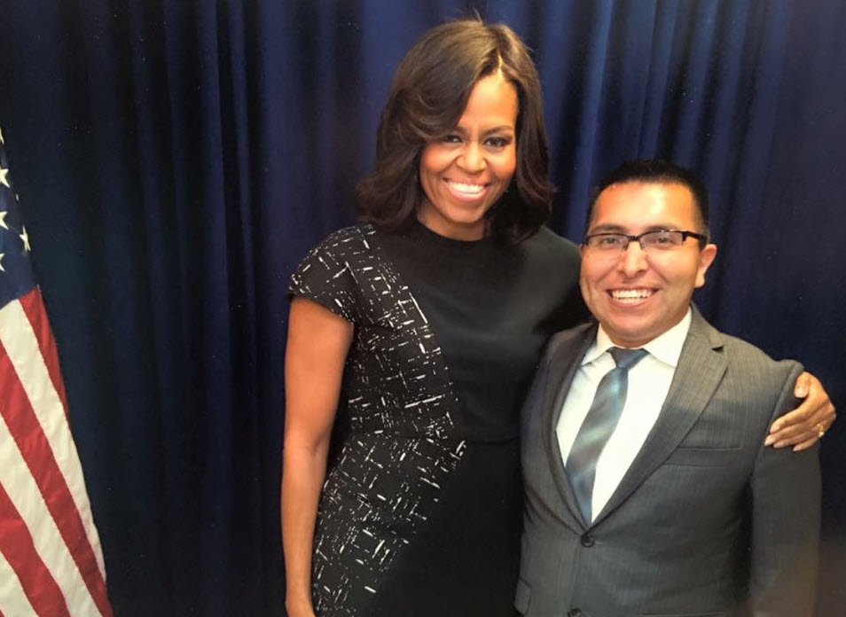 Michelle Obama and Romera Magana